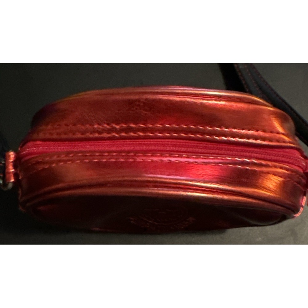 Pumpkin Kult Love Pain & Stitches Jack O Lantern Crossbody Purse Metallic Flaw - Picture 4 of 16